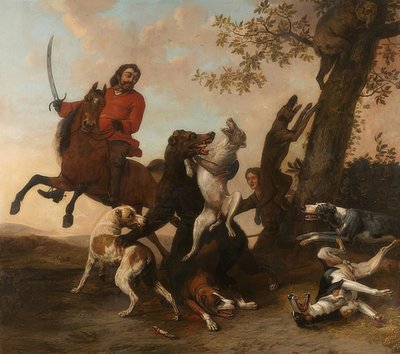 Bärenjagd. 1649 بواسطة بول بوتر