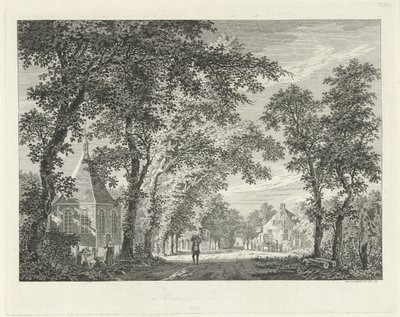 منظر لقرية في Driebergen ، 1754 بواسطة بول فان ليندر