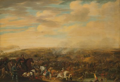 الأمير موريس في معركة نيوبورت، حوالي 1632-1640 (لوحة زيتية على لوحة) بواسطة Pauwels I van Hillegaert