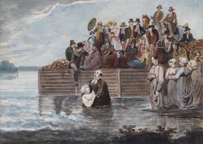 غمر فيلادلفيا قائل بتجديد عماد خلال عاصفة ، 1811-كاليفورنيا. 1813. بواسطة بافل بتروفيتش سفينين