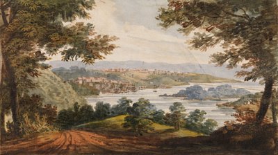 واشنطن وجورج تاون من طريق الإسكندرية ، 1811-كاليفورنيا. 1813. بواسطة بافل بتروفيتش سفينين