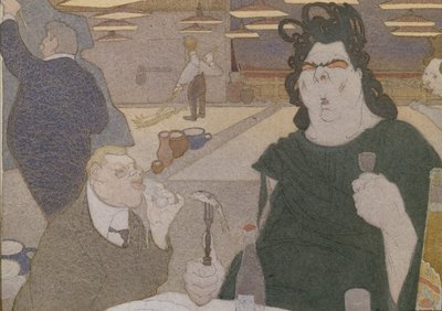 كاريكاتير فيودور شاليابين ، 1910 بواسطة بافل يغوروفيتش ششيربوف