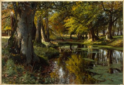 P. Mönsted ، أواخر الصيف في والدباخ بواسطة Peder Monsted