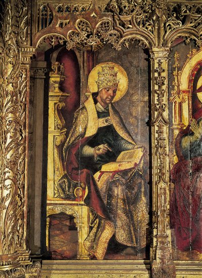 القديس غريغوريوس الكبير ، رسم بيدرو بيروجويتي ، 1449-1503 بواسطة بيدرو بيروجويت