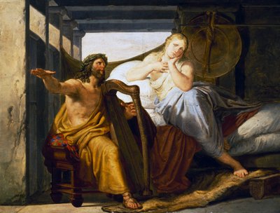 Ossian and Malvina بواسطة Pelagio Palagi