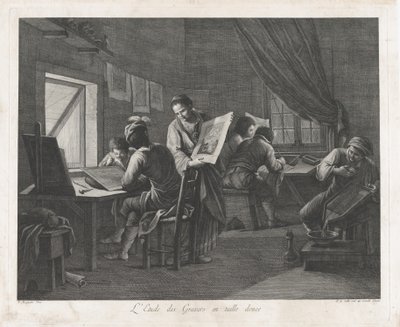 ورشة الطباعة ، 1750-1800 ، 1750-1800. بواسطة بيليجرينو دال كولي