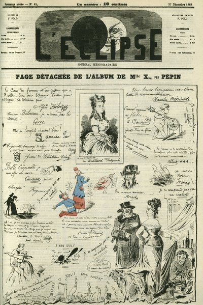 فصل صفحة Mademoiselle X. غلاف في "L