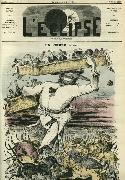 لا كوري. غلاف في "L'Eclipse" بقلم بيبين ، 7 فبراير بواسطة بيبين