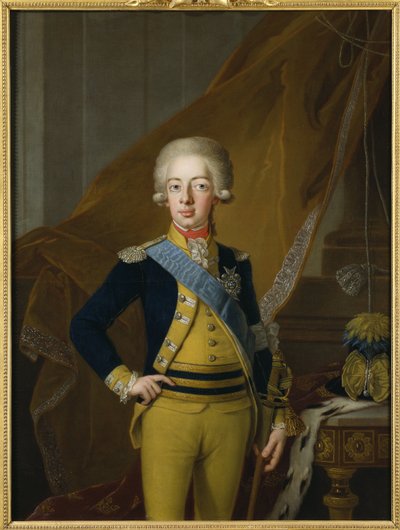 غوستاف الرابع أدولف دي سويدي - صورة غوستاف الرابع أدولف السويدي (1778-1837) ، بقلم كرافت ، بير ، الأكبر (1724-1793). زيت على قماش بواسطة بالقوة