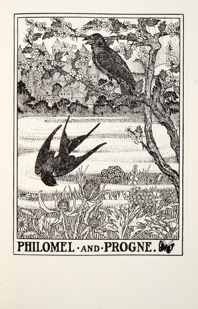 فيلوميل وبروغن ، من Fontaine Fables ، حانة. 1905 بواسطة بيرسي جيه. بيلينجشيرست