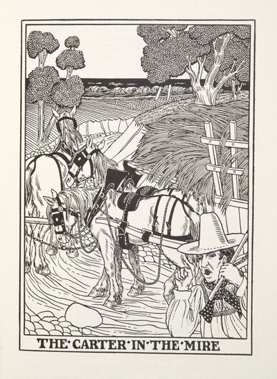 كارتر في ميري ، من Fontaine Fables ، حانة. 1905 (نقش) بواسطة بيرسي جيه. بيلينجشيرست