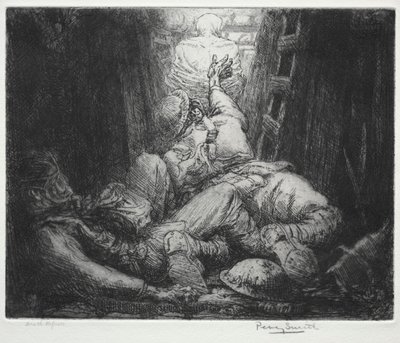 رقصة الموت: الموت يرفض بواسطة Percy John Delf Smith
