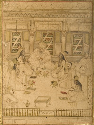 مخطوطة جولستان سعدي ، 1787 بواسطة المدرسة الفارسية