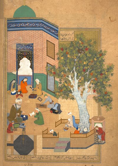 أو. 6810 ، f.106v بواسطة المدرسة الفارسية
