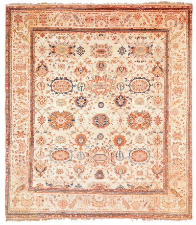 سجادة زيغلر ، منطقة سلطان آباد ، غرب فارس ، c.1880 بواسطة المدرسة الفارسية