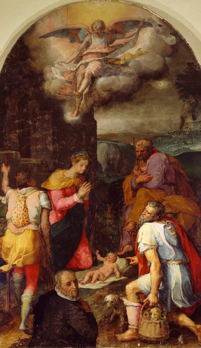 العشق للرعاة ، بيتر كانديد (1548-1628) ، زيت على لوح ، 248x162 سم بواسطة بيتر (1548-1628) صريح