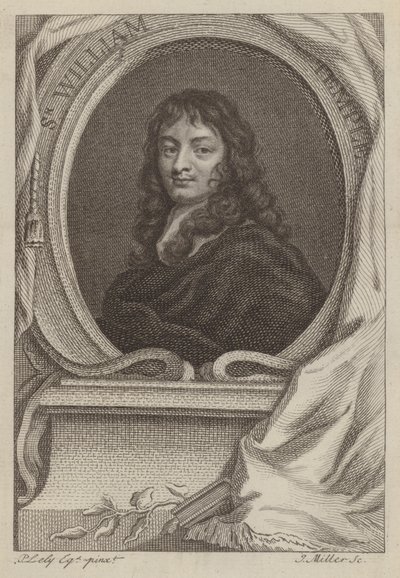 Sir William Temple, English diplomat and writer (engraving) بواسطة بيتر (بعد) ليلي