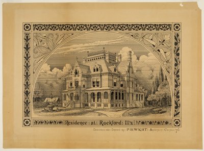 NC Thompson House ، روكفورد ، إلينوي ، منظور بواسطة بيتر بونيت ويت