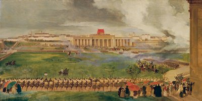 الكتلة الحقلية في ساحة Burgplatz الخارجية في 13 أبريل 1826 بواسطة بيتر فندي