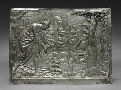 كيوبيد يشكو فينوس ، ج. 1540-1546. بواسطة بيتر فلوتنر