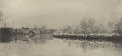 A Frosty Morning at Coltishall ، 1890-1891 ، طُبع عام 1893. بواسطة بيتر هنري ايمرسون
