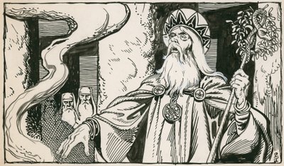 Druids (حبر على ورق) بواسطة بيتر جاكسون