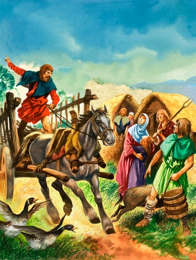 وحذر القرويون من وصول الجنود في أيام الملك ستيفن بواسطة بيتر جاكسون