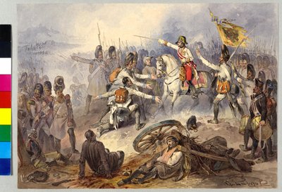 معركة ستوكاتش 1799 (بالألوان المائية) بواسطة بيتر يوهان نيبوموك جيجر