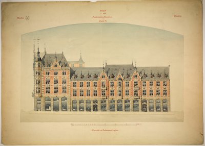 مبنى Rathskeller الجديد ، هاله (Saale) ، ساكسونيا أنهالت ، ألمانيا ، الارتفاع بواسطة بيتر جوزيف ويبر