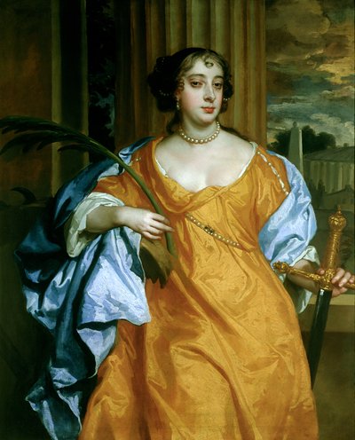 Barbara Villiers ، دوقة كليفلاند مثل سانت كاترين الإسكندرية ، c.1665-70 بواسطة بيتر ليلي