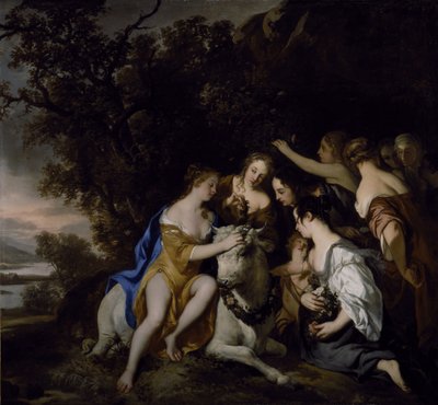 The Rape of Europa (oil on canvas) بواسطة بيتر ليلي
