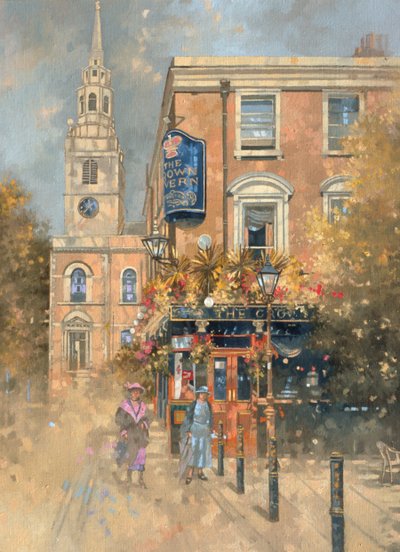 The Crown Tavern - Clerkenwell (زيت على قماش) بواسطة بيتر ميللر