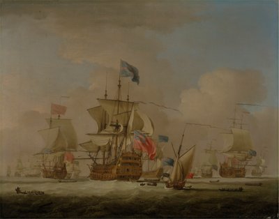 رجال الحرب البريطانيون و Sloop بواسطة بيتر مونامي