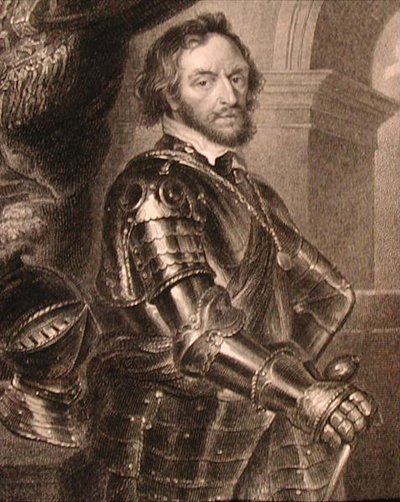 صورة لتوماس هوارد (1585-1646) إيرل أروندل الثاني أو الرابع عشر ، من "لوحات لودج البريطانية" بواسطة بيتر بول (بعد) روبنز