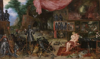 "Allegorie du touch" (The Allegory of Touch) لوحة بيتر بول روبنز (1577-1640) حوالي 1617-1618 الحجم 64x111 سم متحف ديل برادو ، مدريد بواسطة بيتر بول روبنز