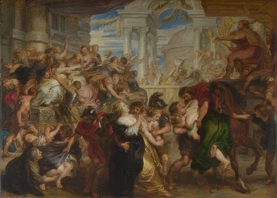 سرقة نساء سابين. حوالي 1635-40 بواسطة بيتر بول روبنز