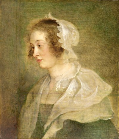 رأس امرأة شابة (لوحة) بواسطة Peter Paul Rubens