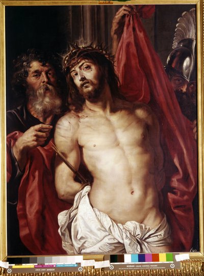 تاج الشوك ، Ecce Homo (تاج الشوك ، Ecce Homo). لوحة بيتر بول (بيير بول) روبنز (أو بيتر بول أو بيتروس بولوس) (1577-1640)). زيت على خشب بواسطة بيتر بول روبنز