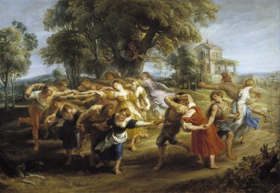 رقص الفلاحين ، 1630-1635 بواسطة بيتر بول روبنز