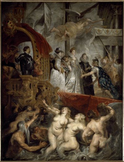 منتزه Mary of Medicis في ميناء مرسيليا في 3 نوفمبر بواسطة بيتر بول روبنز