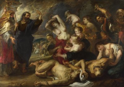 The Brazen Serpent ، 1635-1640 بواسطة بيتر بول روبنز
