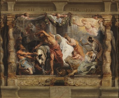 انتصار القربان على عبادة الأصنام ، 1625-1626 بواسطة بيتر بول روبنز