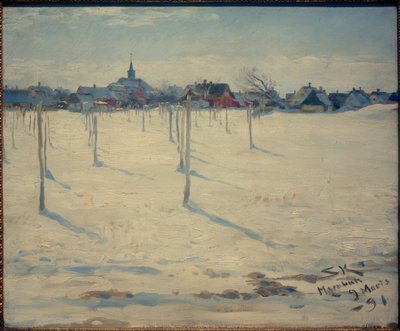 Hornbaek im Winter بواسطة بيدير سيفيرين كروير