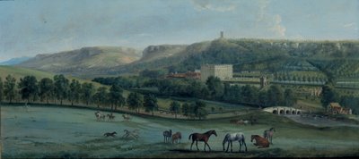 A view of Chatsworth from the south-west (oil on canvas) بواسطة بيتر تيليمانز