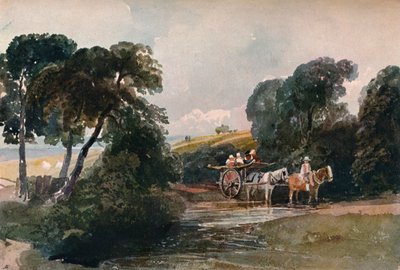 عربة هاي عبور تيار ، c1824 بواسطة بيتر دي وينت
