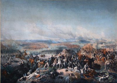 معركة بورودينو في 26 أغسطس 1812 ، الربع الأول من القرن التاسع عشر. بواسطة بيتر فون هيس