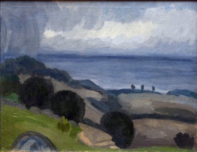 المناظر الطبيعية القرم. Rain par Utkin، Pyotr Savvich (1877-1934) بواسطة بيتر ساففيك أوتكين
