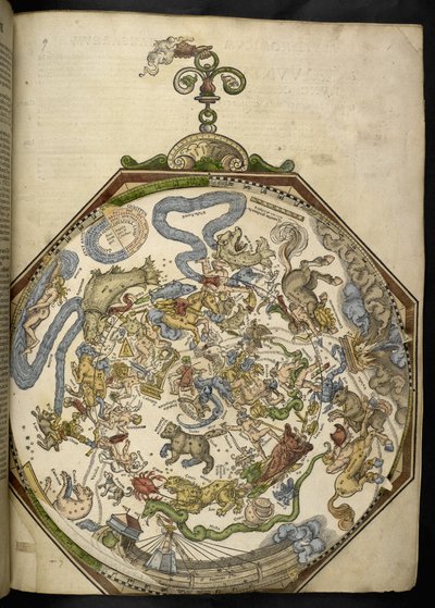 الخرائط C.6.d.5. f.9r "Astronomicum Caesareum ..." بواسطة بطرس (بعد) أبيانوس