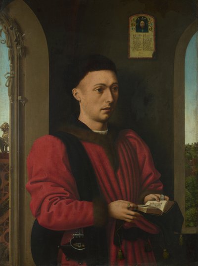 صورة لشاب ، 1450-1460 بواسطة بيتر المسيح