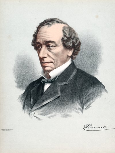 بنيامين دزرائيلي ، أول إيرل بيكونسفيلد 1804-1881 ، رجل دولة محافظ بريطاني ، c1880 بواسطة بيتر وجالبان كاسيل